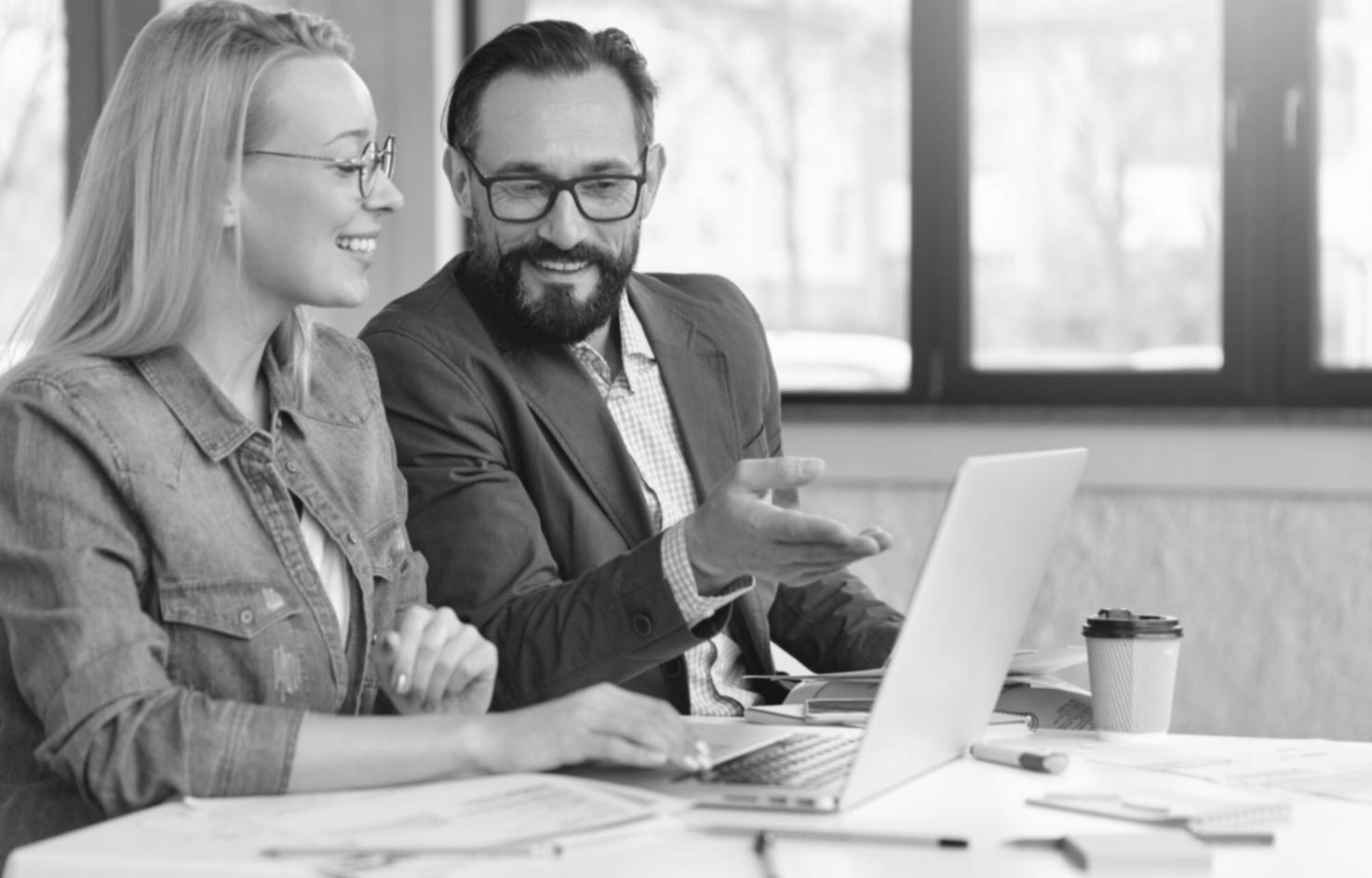 Espace de travail moderne pour la planification financière